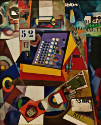 Untitled Cash Register Art Print by Amadeo de Souza-Cardoso, available in multiple sizes.