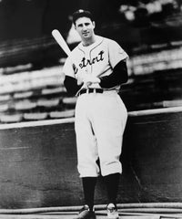 Hank Greenberg portrait poster print in multiple sizes