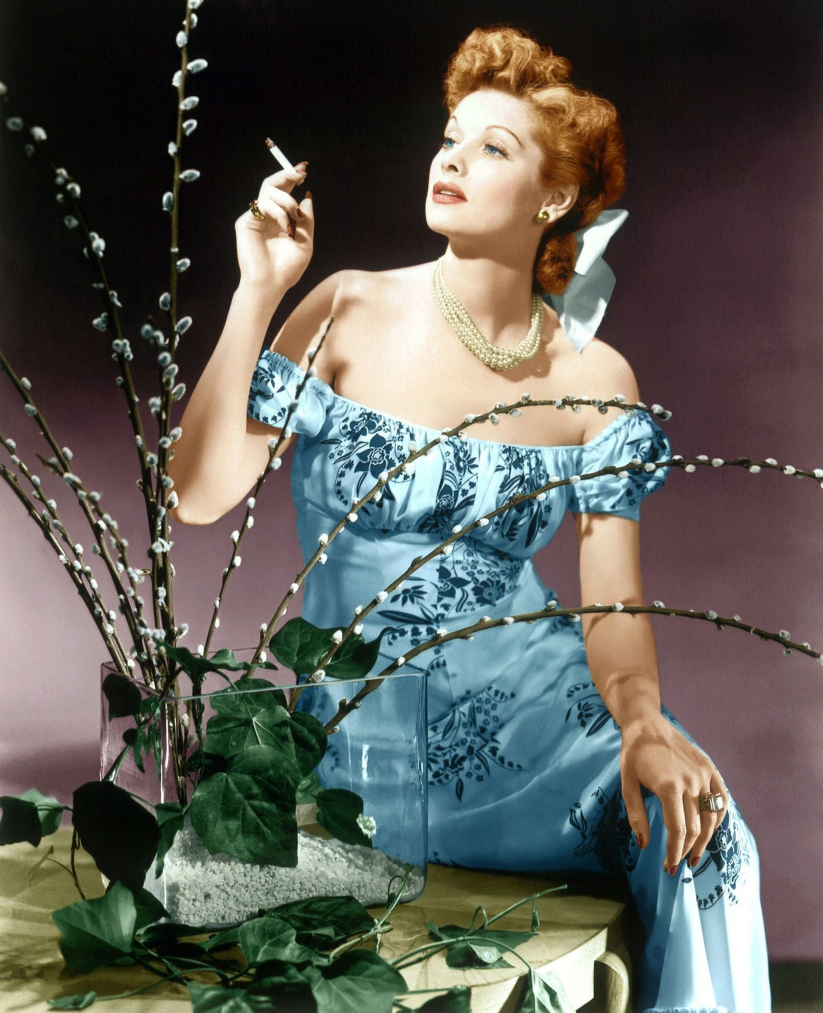 Lucille Ball mid-late 1940s photo print, classic TV icon.