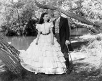 Scarlett O'Hara and Stuart Tarleton Portrait Print from Gone With The Wind