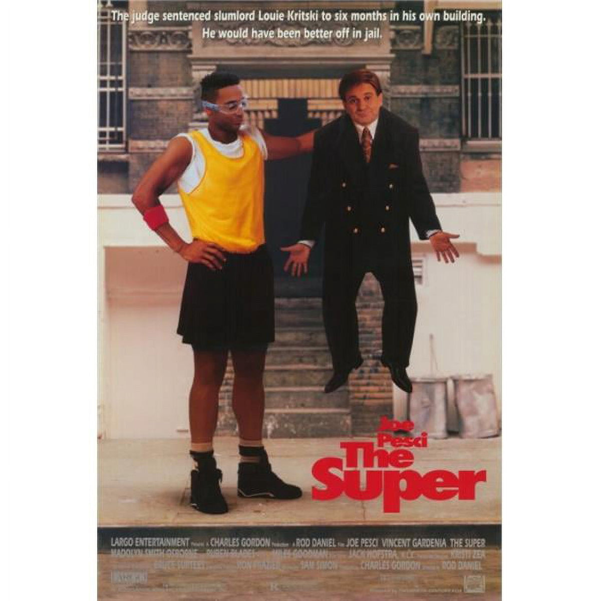 The Super Movie Poster Print in 27x40 size showcasing vibrant movie artwork.