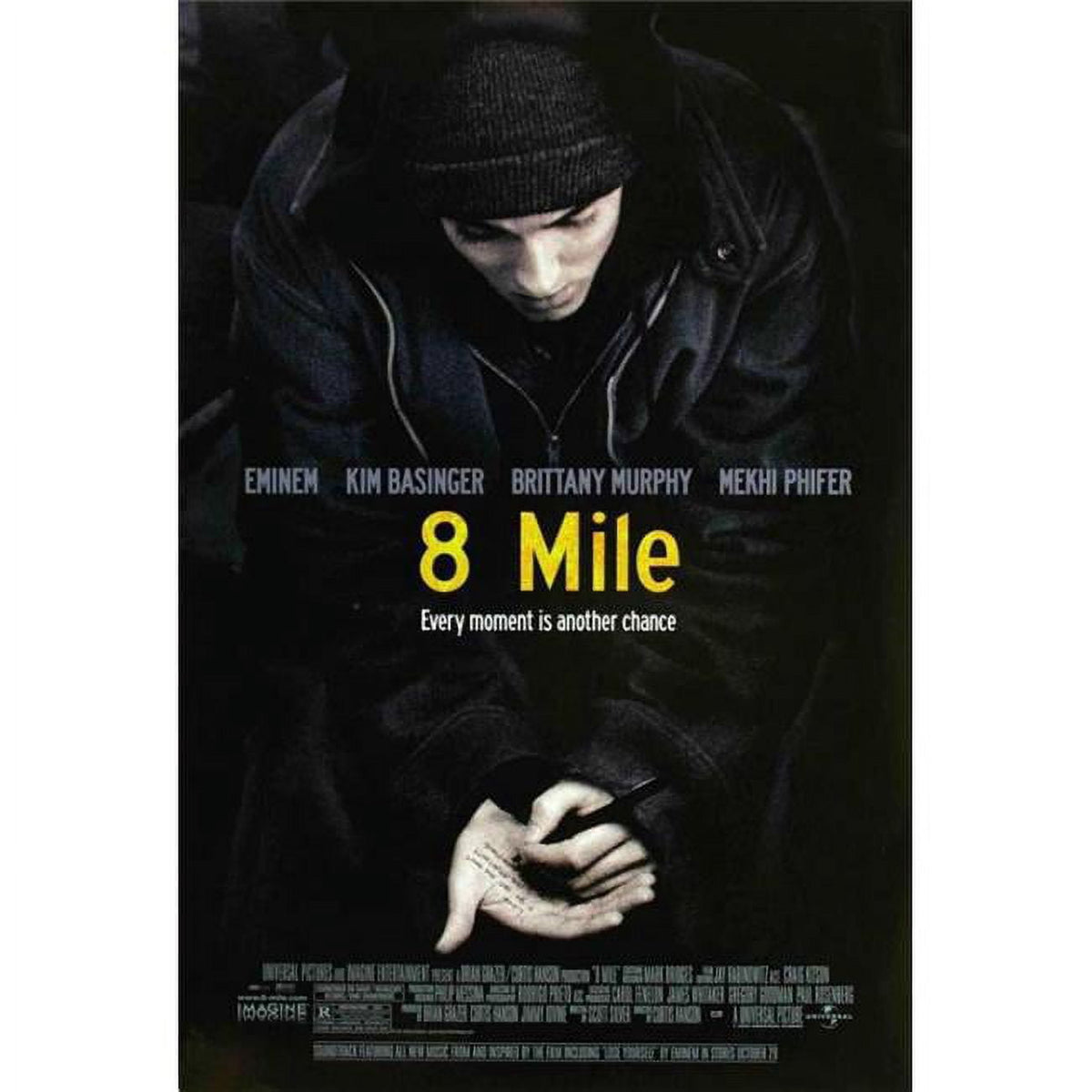 8 Mile Movie Poster 11x17 Print featuring iconic film imagery.