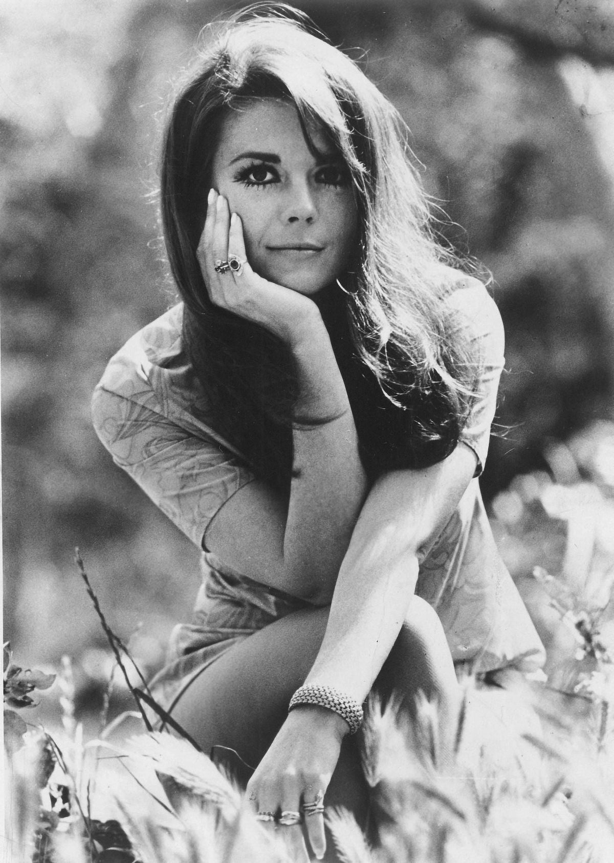 Natalie Wood outdoor photo print in vibrant colors, available in multiple sizes.