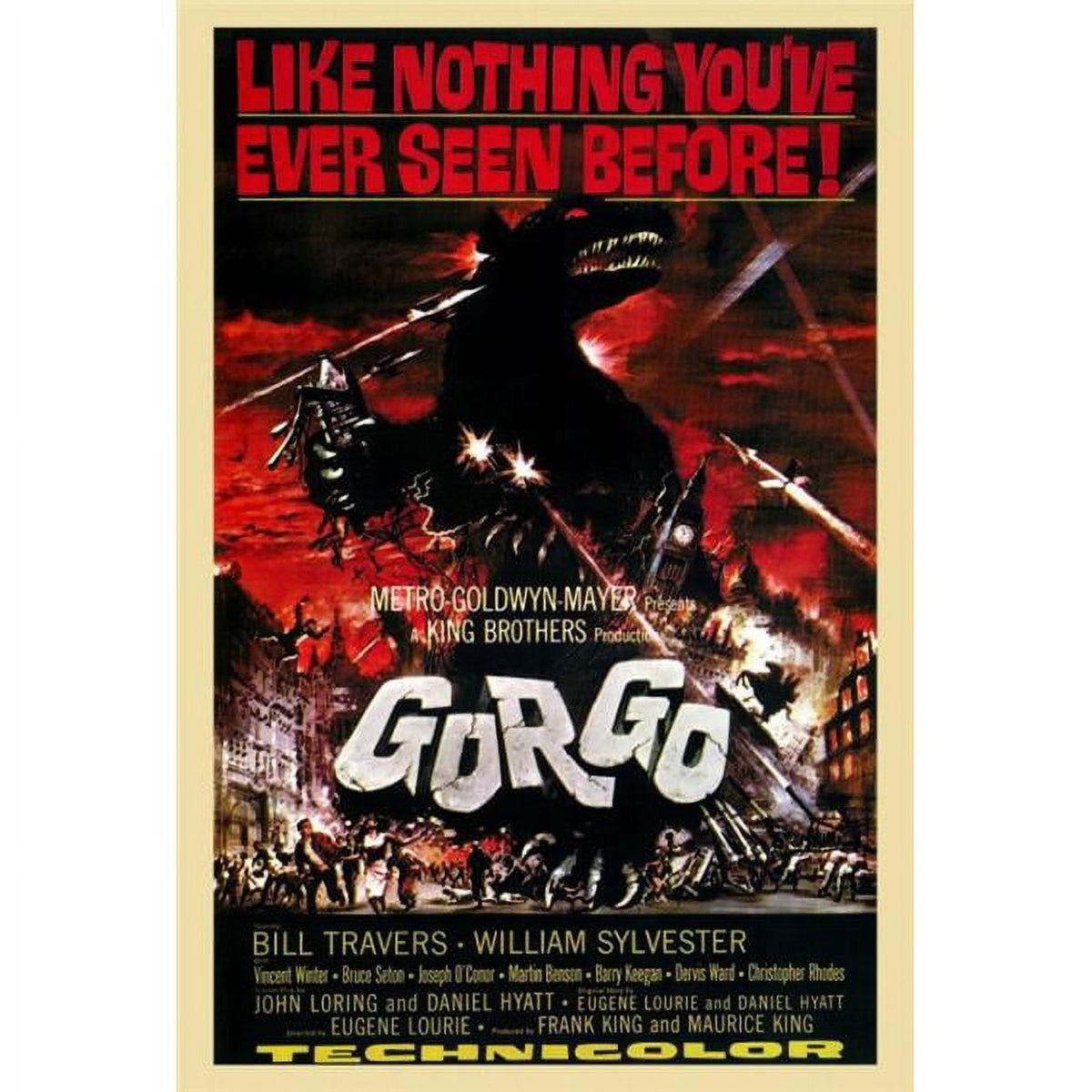 Gorgo Movie Poster Print - 27x40 inches, classic film art