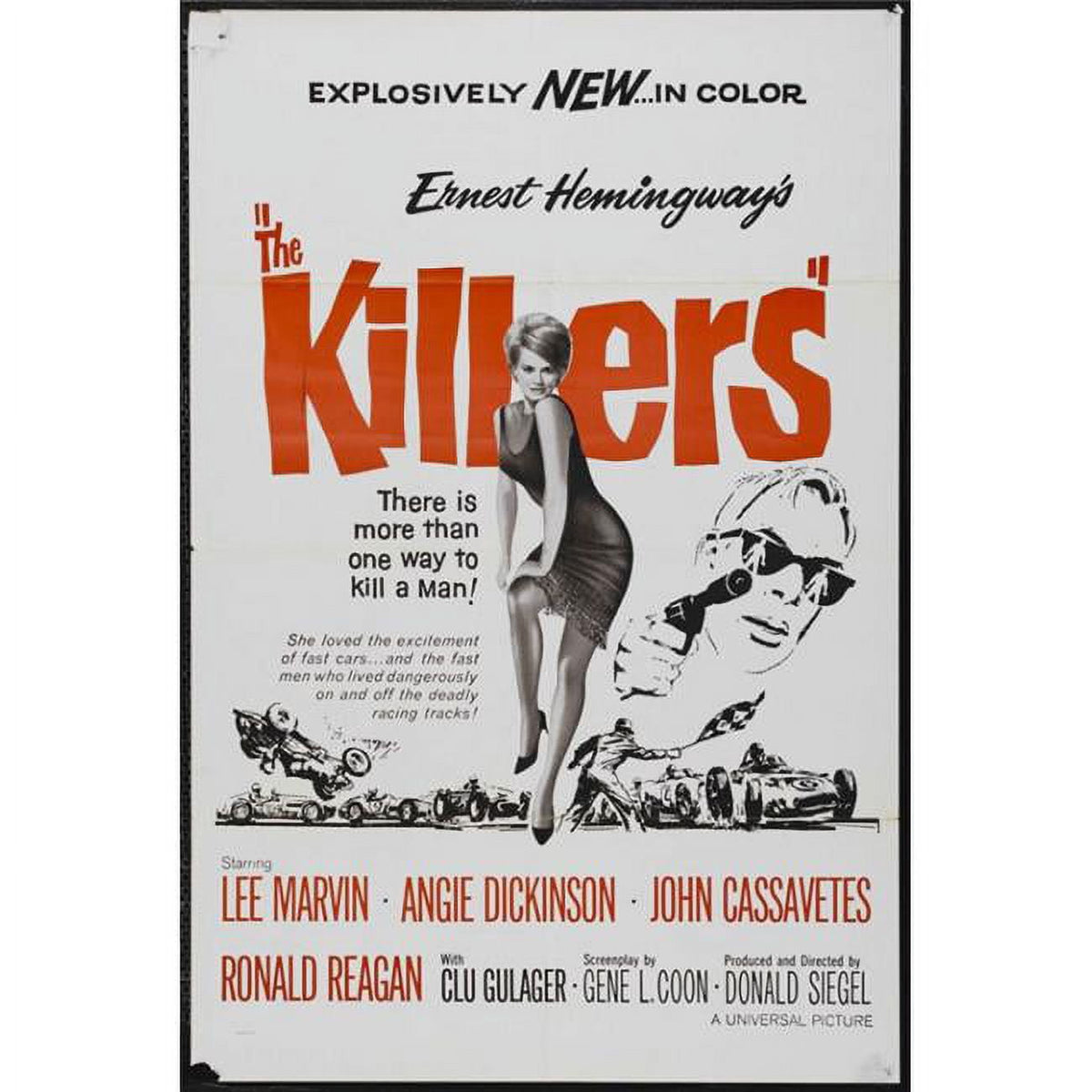 The Killers movie poster print, 27x40 inches