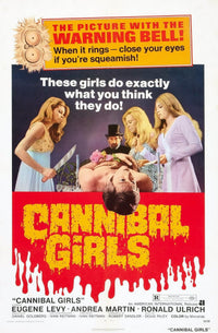 Cannibal Girls Movie Masterprint Poster from 1973 featuring striking visuals.