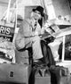 Cary Grant Holiday Photo Poster Print from 1938, vintage style.