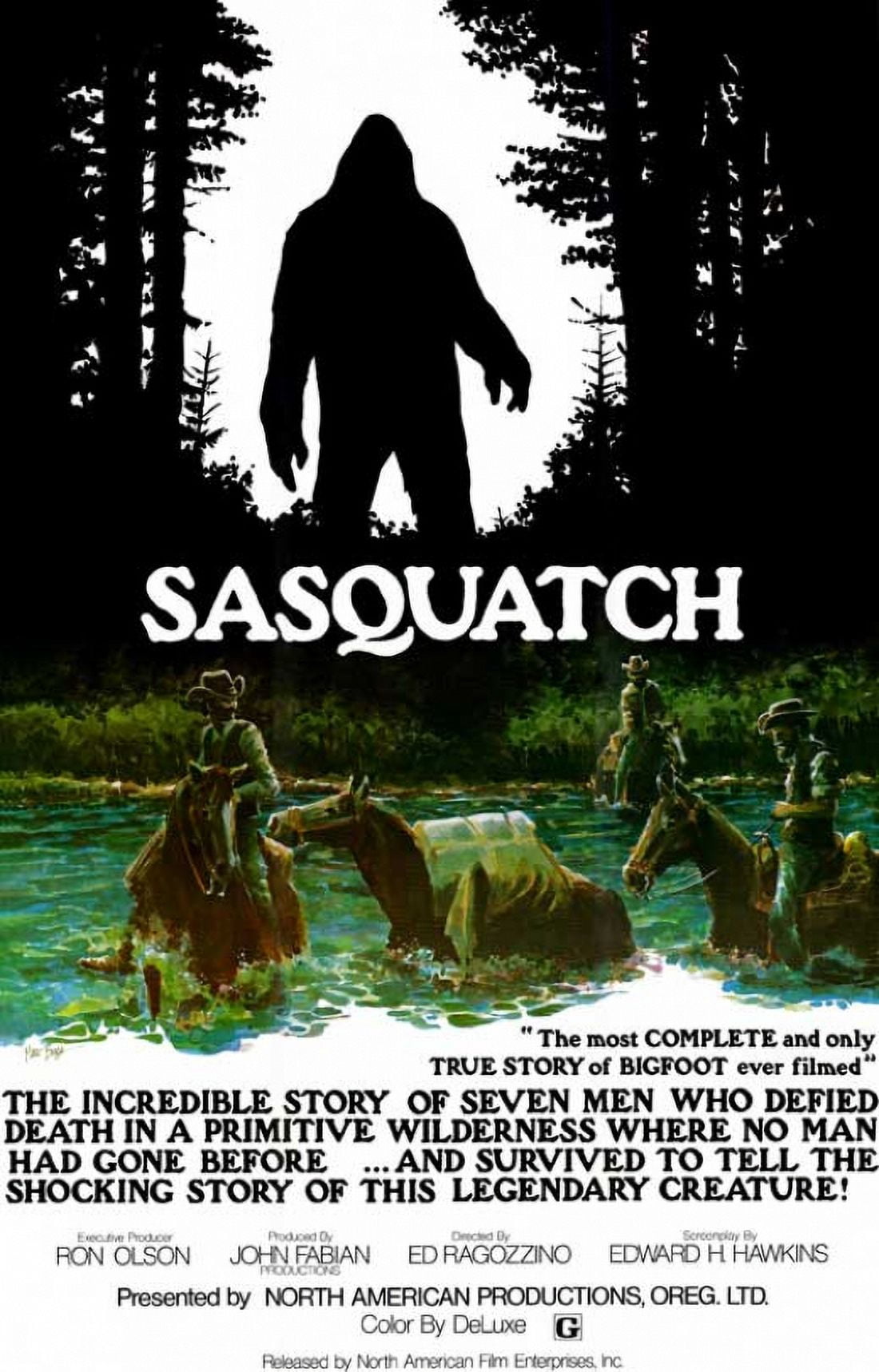 Sasquatch the Legend of Bigfoot Movie Poster 11x17 print.