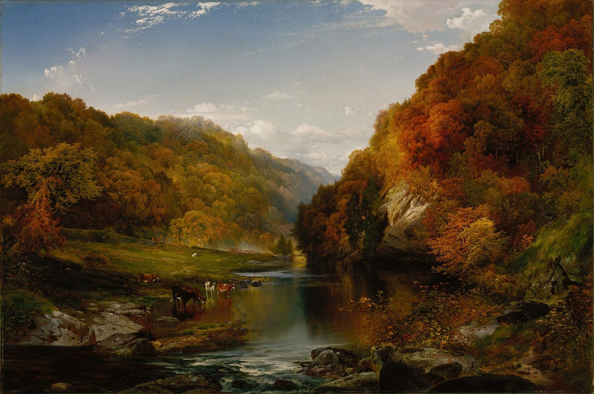 Autumn Afternoon the Wissahickon art print by Thomas Moran