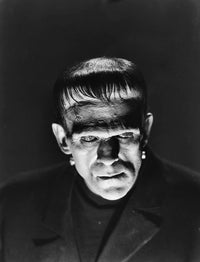Frankenstein classic horror photo print, available in multiple sizes.