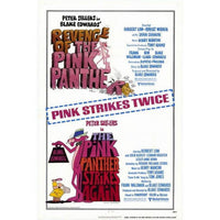 Pink Panther Strikes Again and Revenge of The Pink Panther movie poster print.