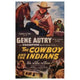 The Cowboy and the Indians movie poster 11x17