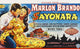 Sayonara movie poster print featuring Marlon Brando and Miiko Taka
