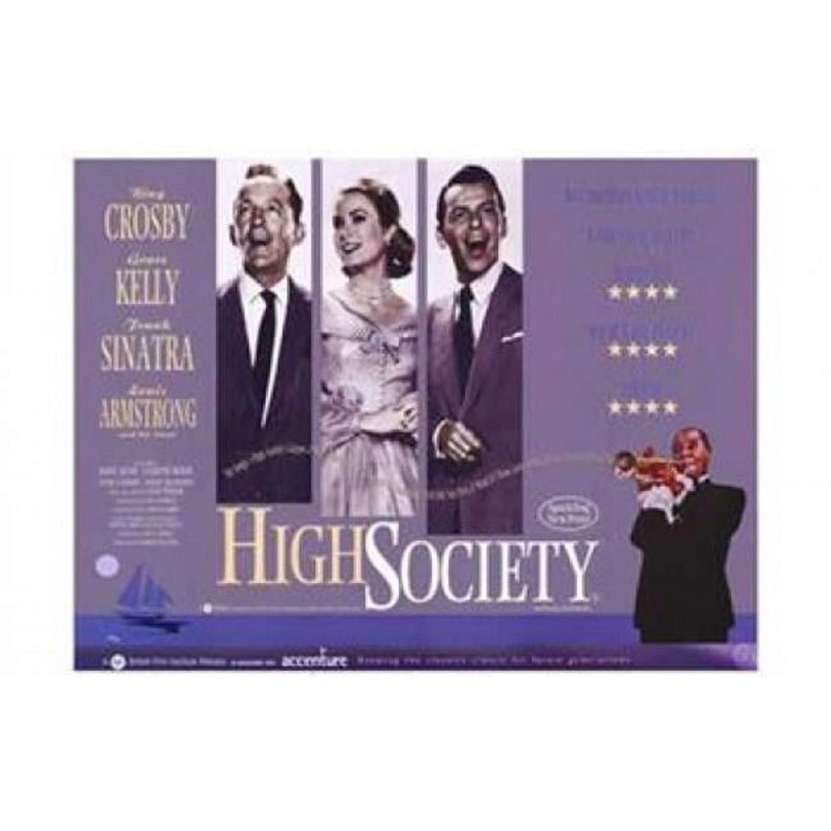 High Society Movie Poster - Classic Film Art Print 17x11