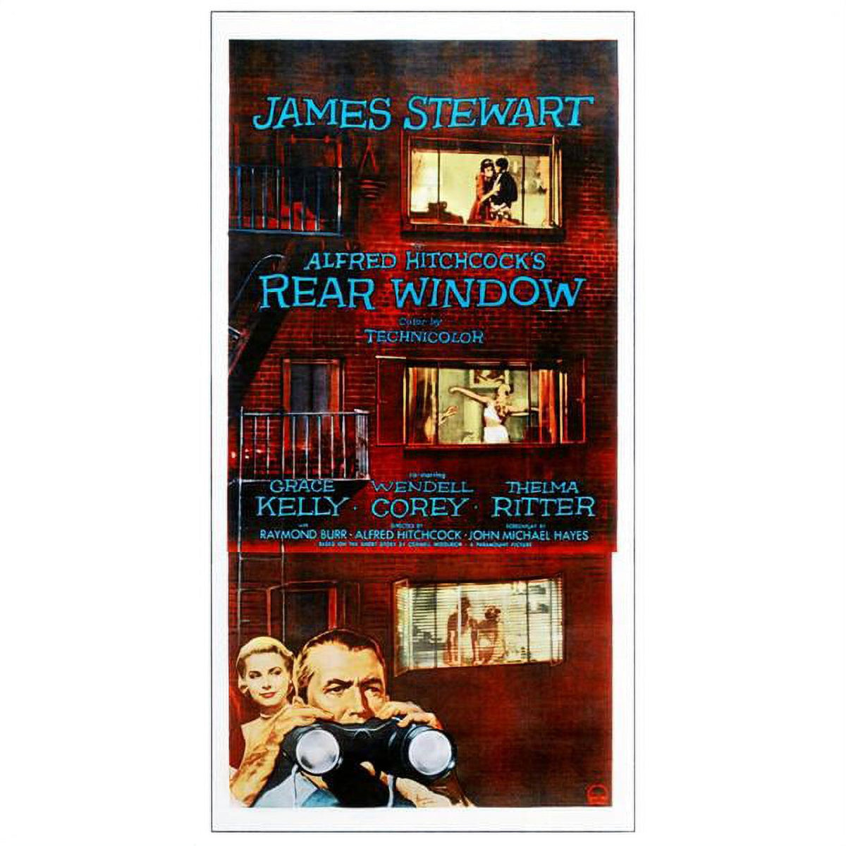 Rear Window Movie Poster Masterprint - Classic Film Art