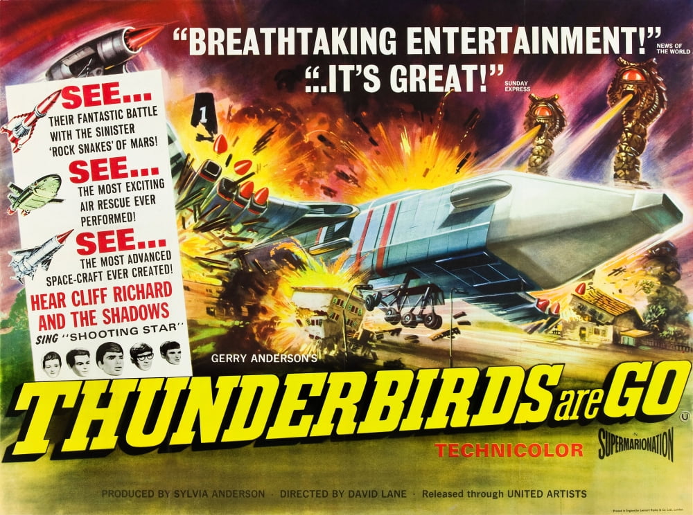Thunderbirds Are Go Movie Masterprint Poster Print 14x11