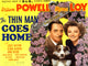 The Thin Man Goes Home movie poster featuring William Powell and Myrna Loy.