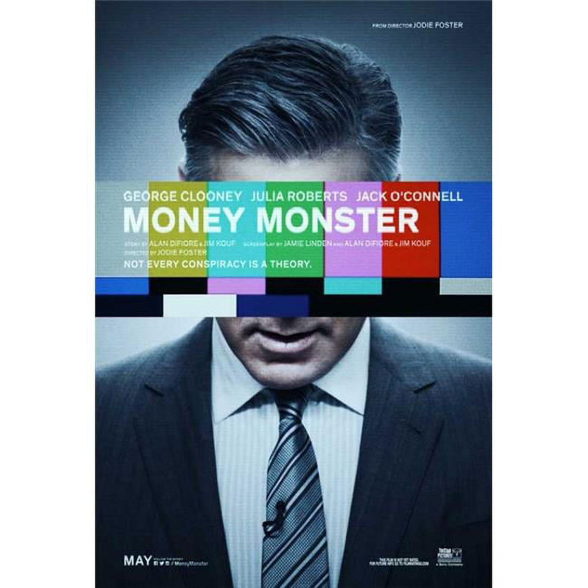 Money Monster Movie Poster - 27 x 40 print for home theater decor.