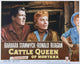 Cattle Queen of Montana Movie Poster Print featuring Ronald Reagan and Barbara Stanwyck
