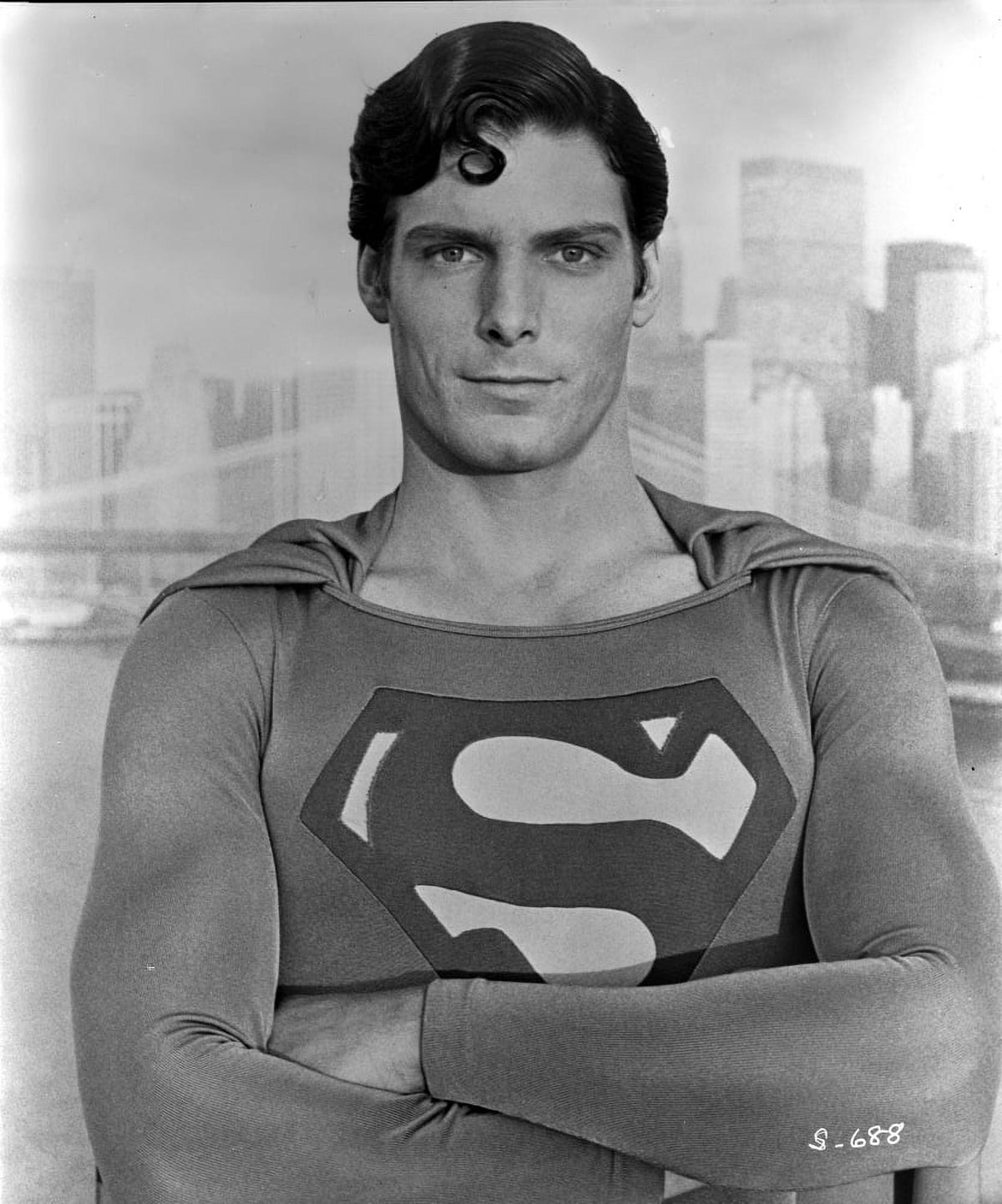 Christopher Reeve as Superman photo print, available in multiple sizes.