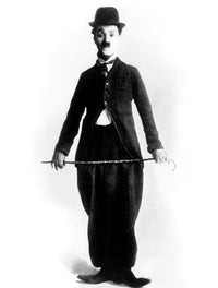 Charlie Chaplin Portrait Poster Print - Classic Cinema Art