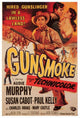 Gunsmoke Movie Poster Print 27x40 featuring iconic Western imagery.