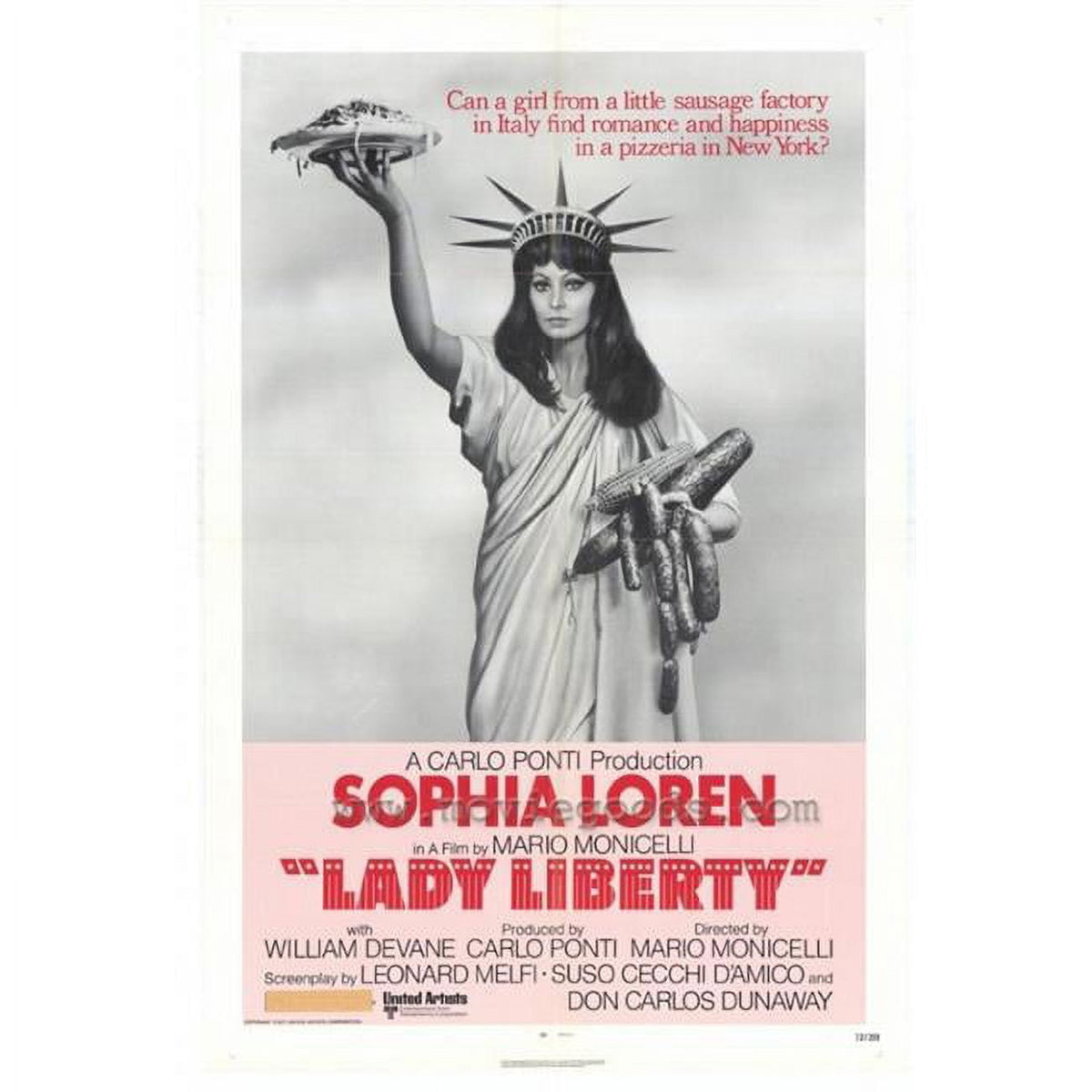 Lady Liberty Movie Poster 11x17 print showcasing the iconic symbol of freedom.