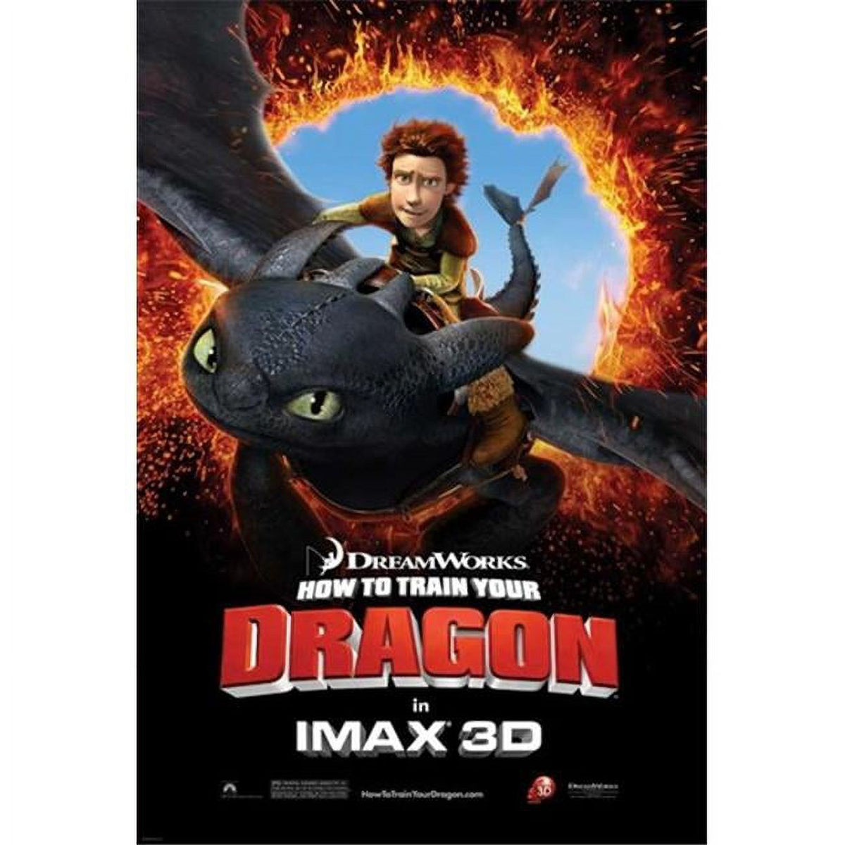 How to Train Your Dragon Style H Movie Poster 11x17