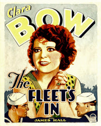 The Fleet's In movie poster featuring Clara Bow, 1928