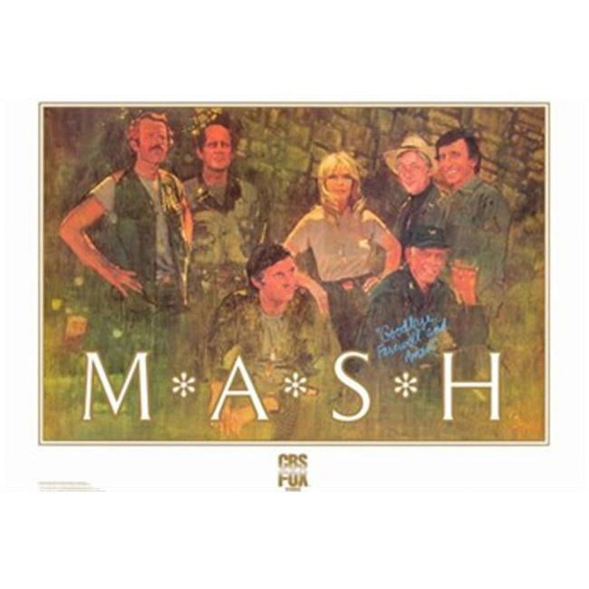 M.A.S.H. TV show poster 17x11 print featuring classic comedy.