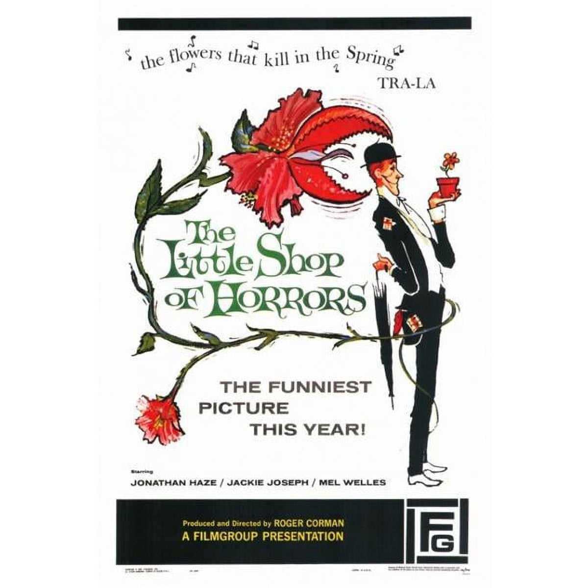 Little Shop of Horrors Movie Poster Print (27x40) featuring vibrant colors.