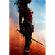 Wonder Woman movie poster print showcasing the iconic superhero.