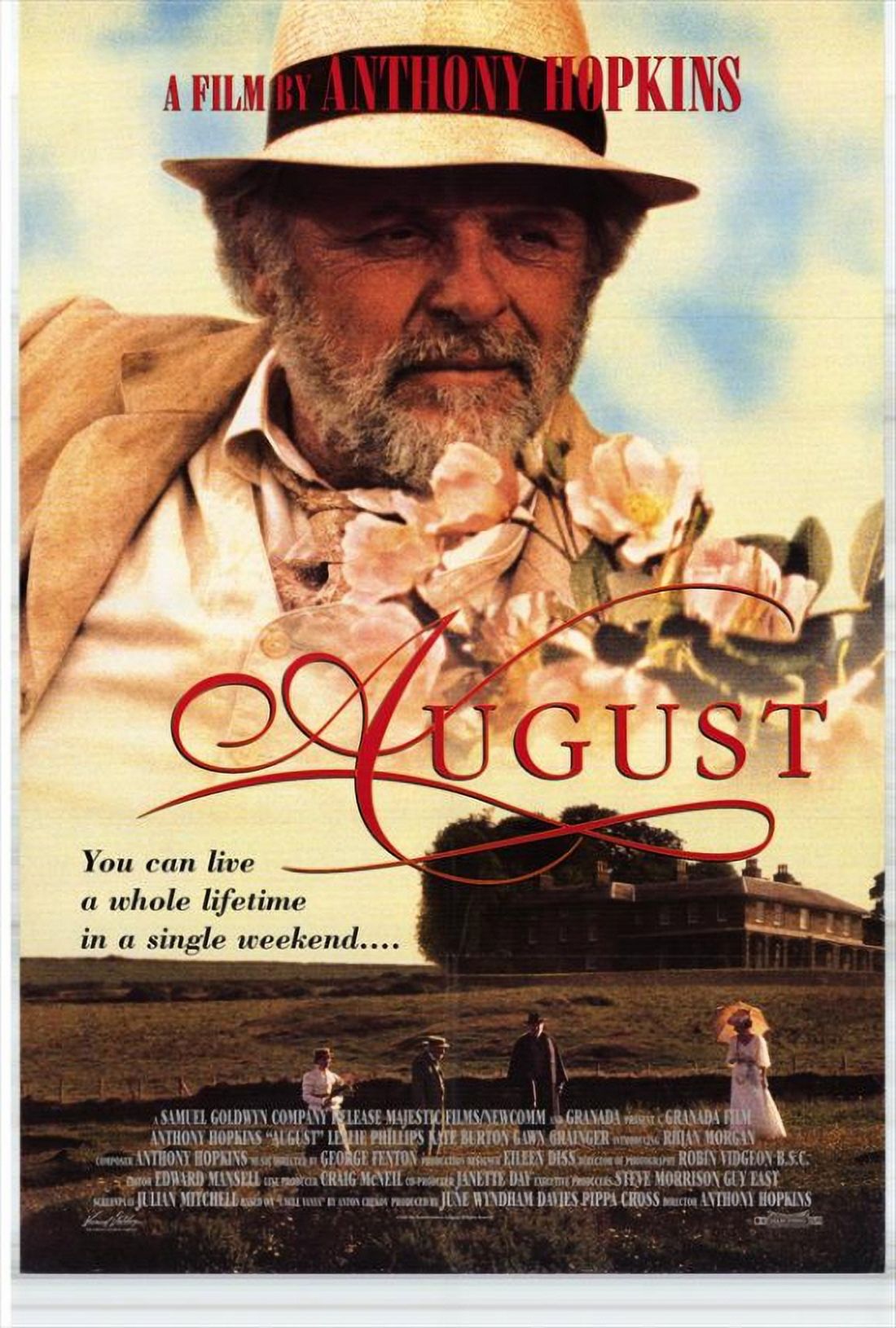 August Movie Poster 11x17 print showcasing vibrant artwork.
