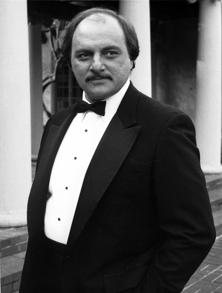 Dennis Franz in a stylish black suit with bow tie photo print.