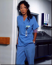 Photo print of Sandra Oh in doorway from Grey's Anatomy.