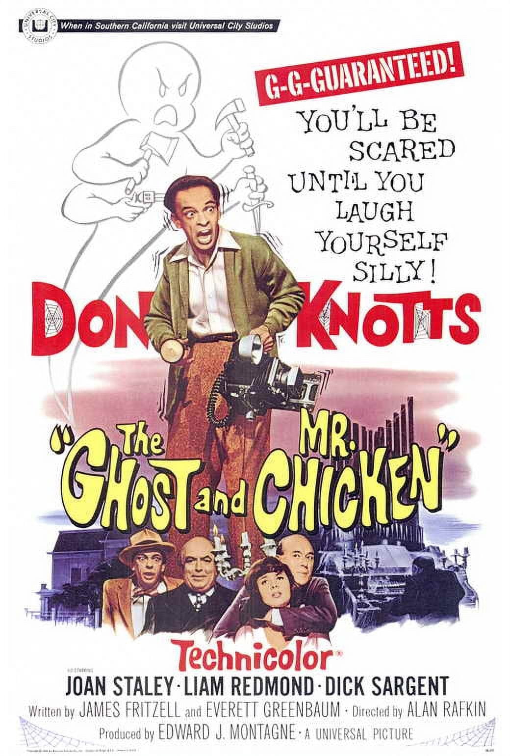 The Ghost and Mr. Chicken movie poster print in 27x40 size.