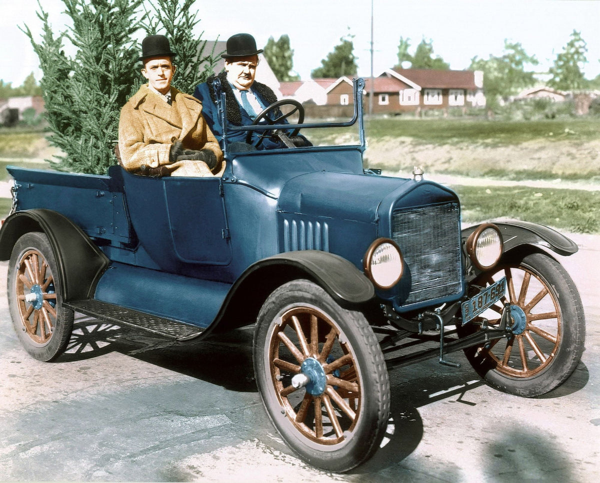 Big Business photo print featuring Stan Laurel and Oliver Hardy from 1929.