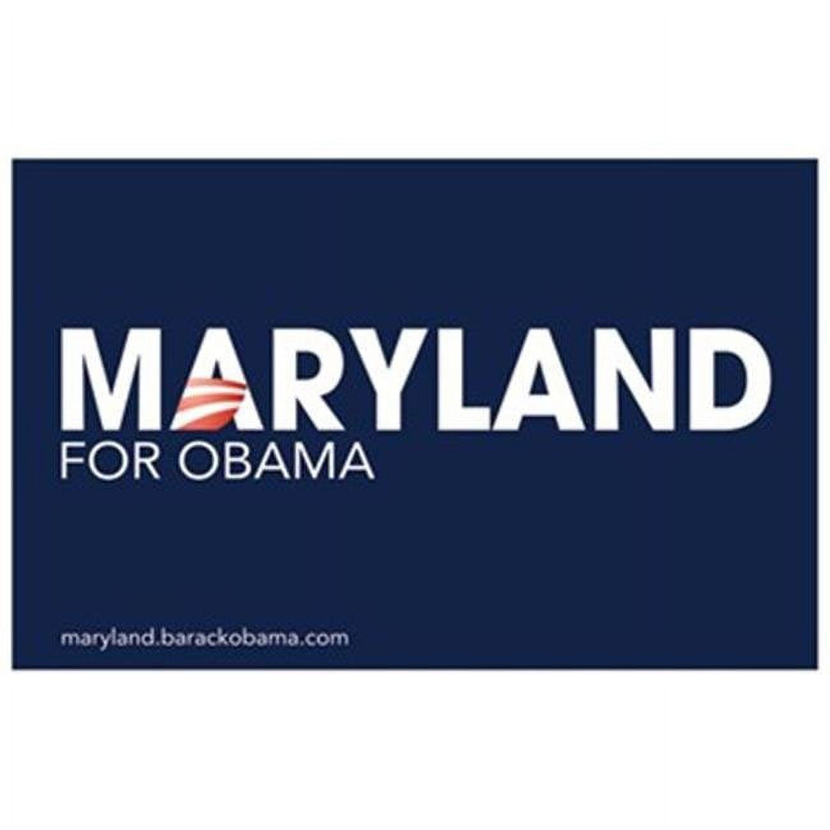 Barack Obama Maryland Campaign Poster - 17x11 inches