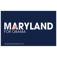 Barack Obama Maryland Campaign Poster - 17x11 inches