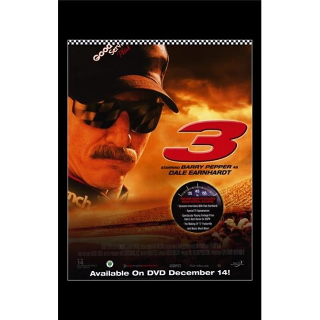 Dale Earnhardt Story Movie Poster - 11x17 print showcasing NASCAR legend.