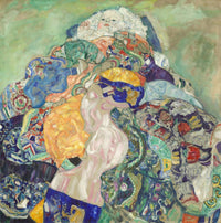 Gustav Klimt poster print showcasing intricate patterns and rich colors.