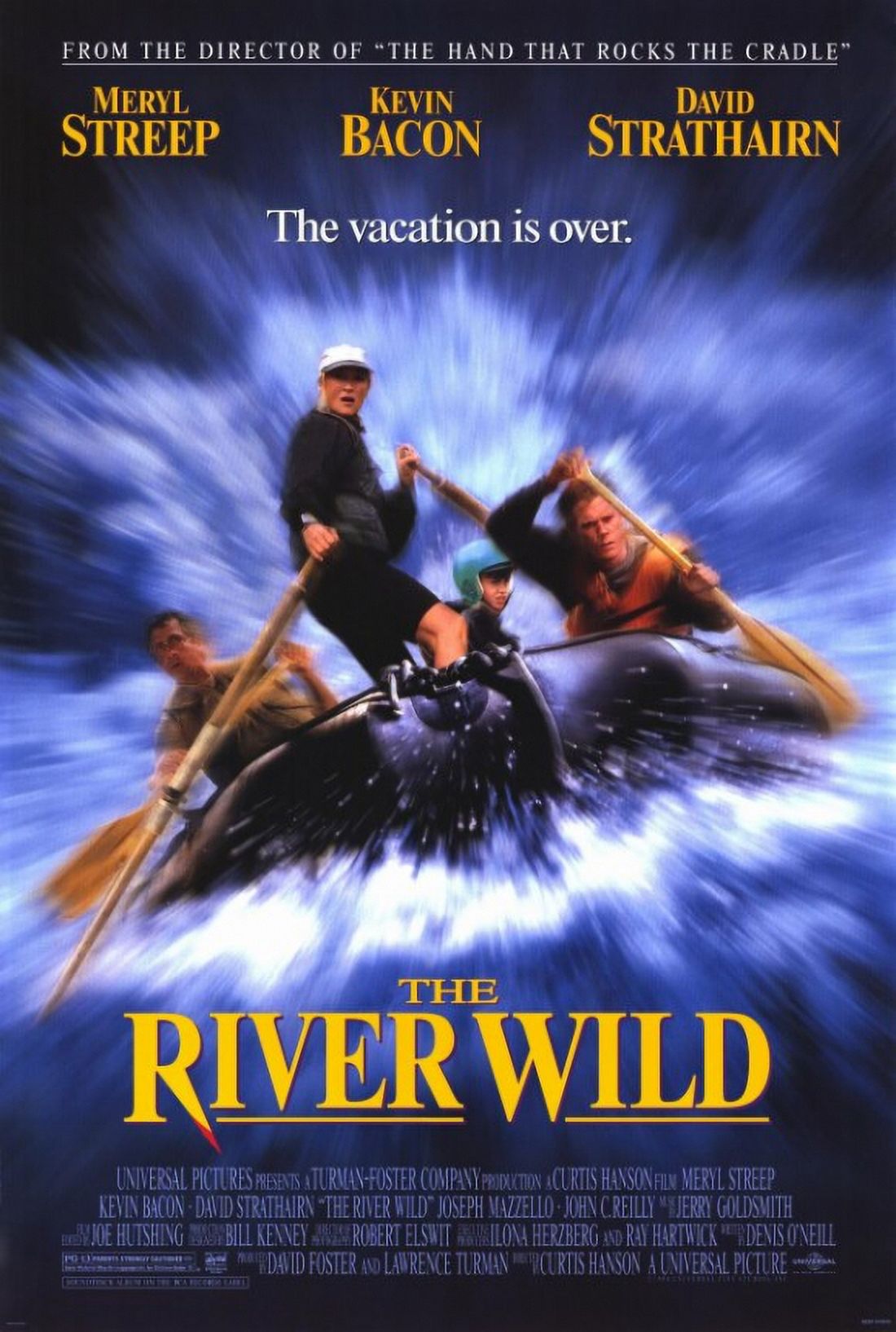 The River Wild movie poster in 11x17 size showcasing outdoor adventure.