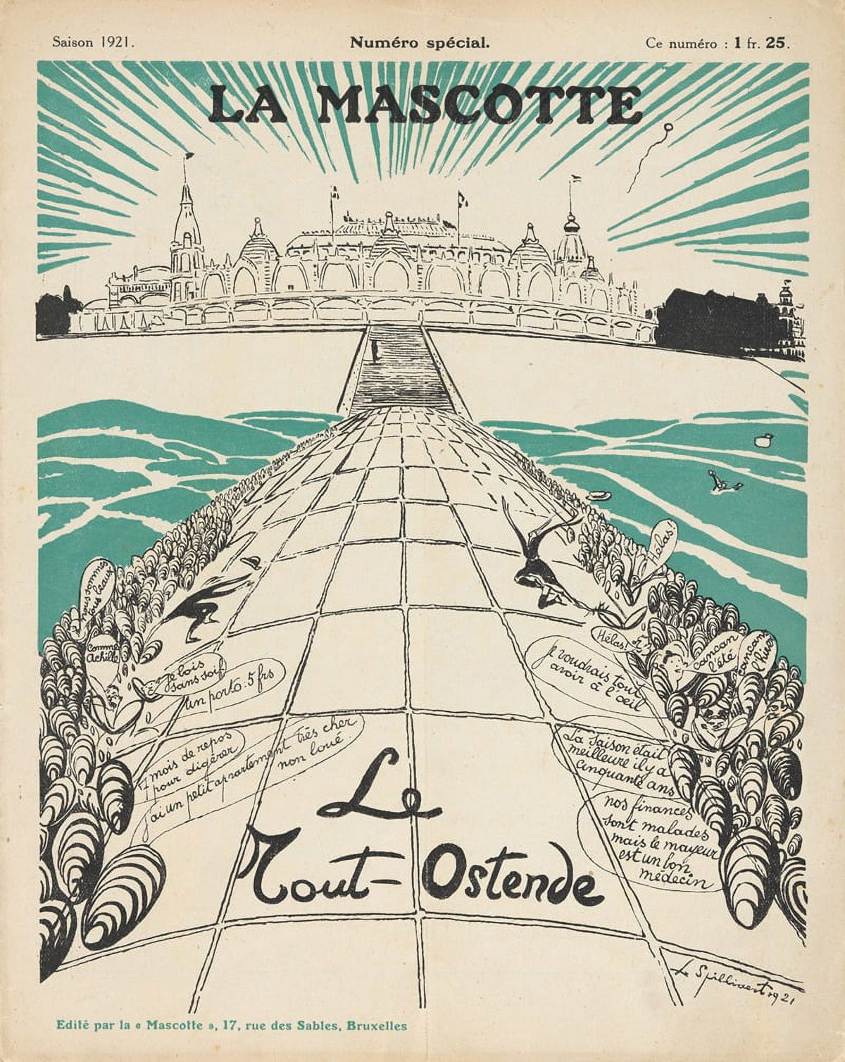 La Mascotte Poster Print by Léon Spilliaert - 18 x 24