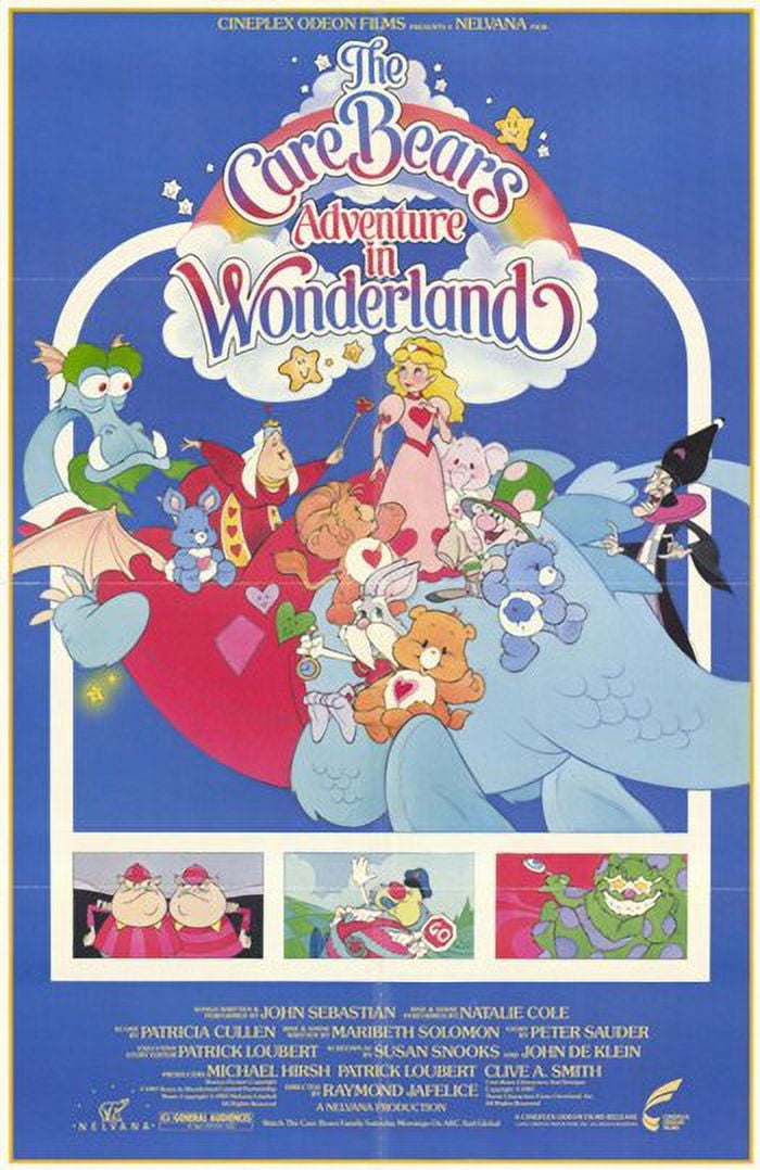 Care Bears Adventure in Wonderland Movie Poster 11x17