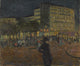 Place Pigalle at Night Art Print by Pierre Bonnard, vibrant Parisian nightlife artwork.