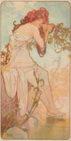 Les Saisons 4 Poster Print by Alphonse Mucha - Art Nouveau