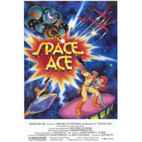 Space Ace movie poster print featuring classic video game art.