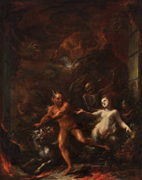 Gates of Hell poster print by Giacomo Del Po in elegant decor.