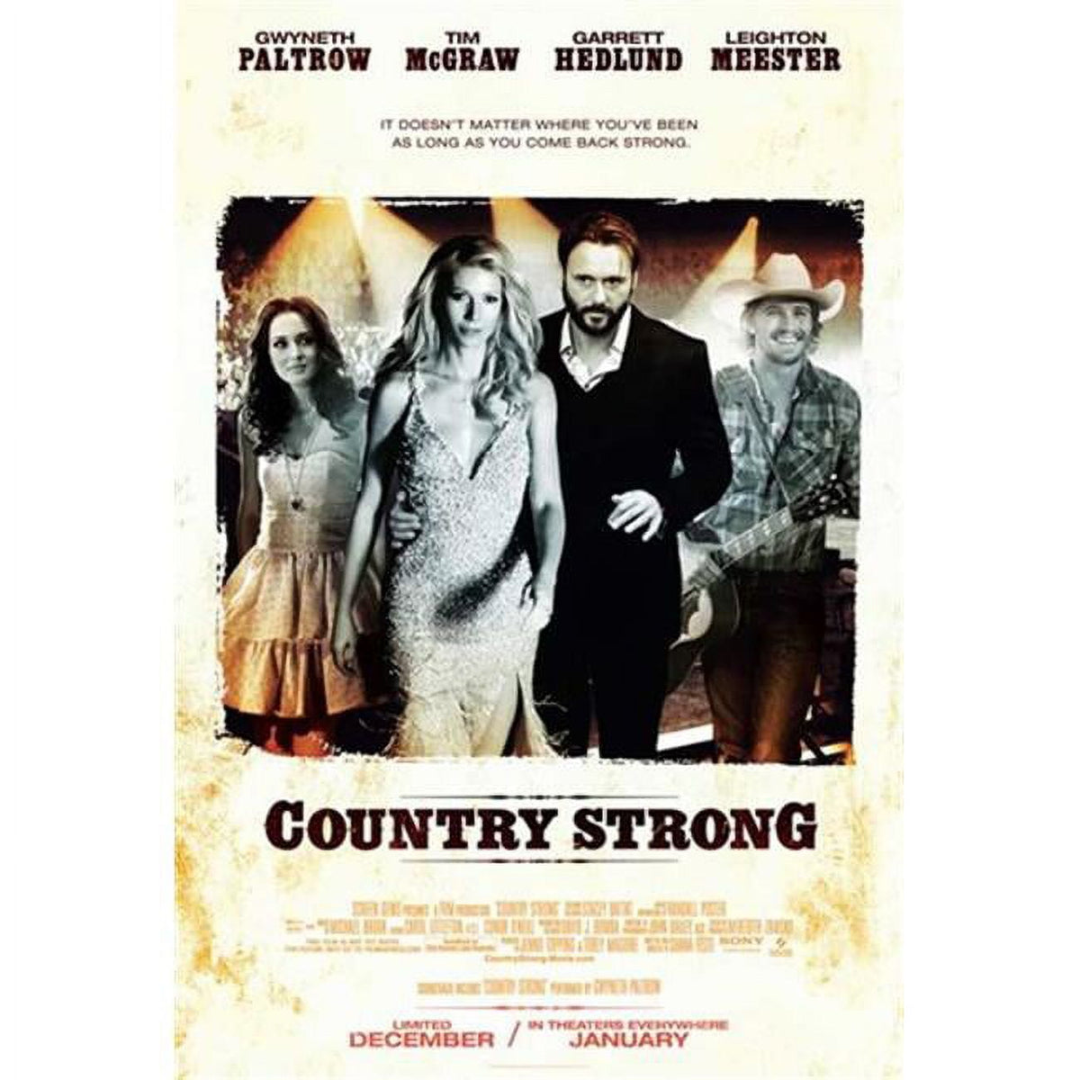 Country Strong Movie Poster 11x17 - A captivating film artwork