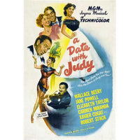 A Date With Judy Movie Poster Print showcasing classic cinema charm.